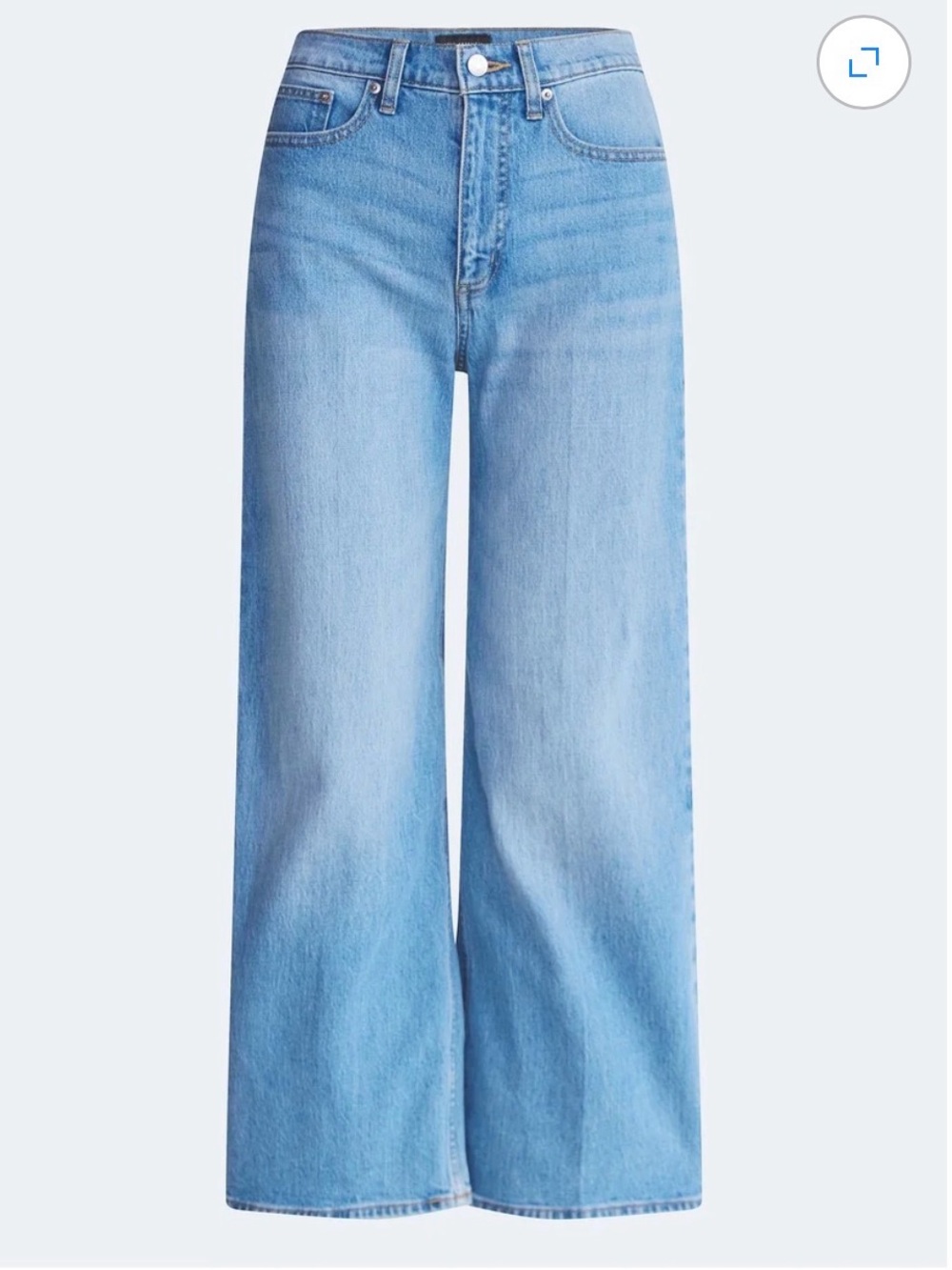 NWT • FREE ASSEMBLY • High Rise Wide Leg Jeans in City Blue High-Rise Style - Picture 3 of 11